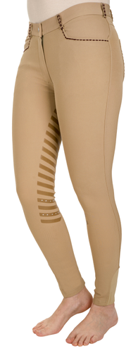 Equine Couture Ladies Nora Extended Knee Patch Breeches JPC Equestrian