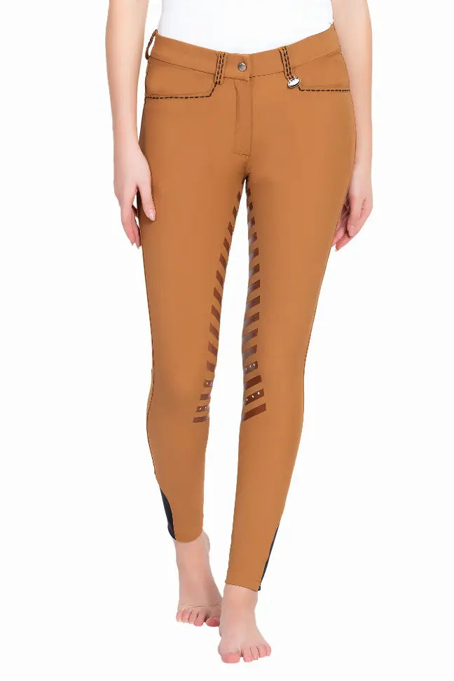 Equine Couture Ladies Nora Extended Knee Patch Breeches JPC Equestrian
