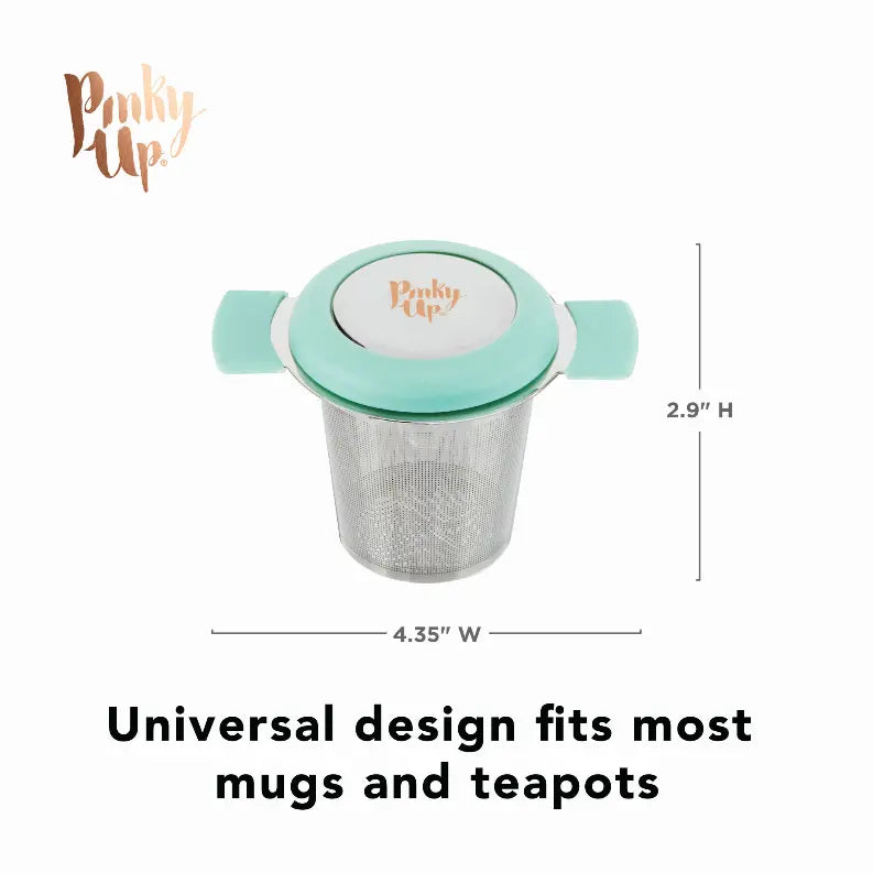 Erin Turquoise Universal Tea Infuser in Turquoise by Pinky U True Brands