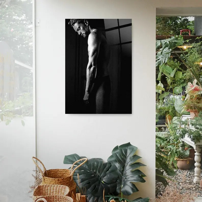 Erotica Fishnet Glass Wall Art Monique Store