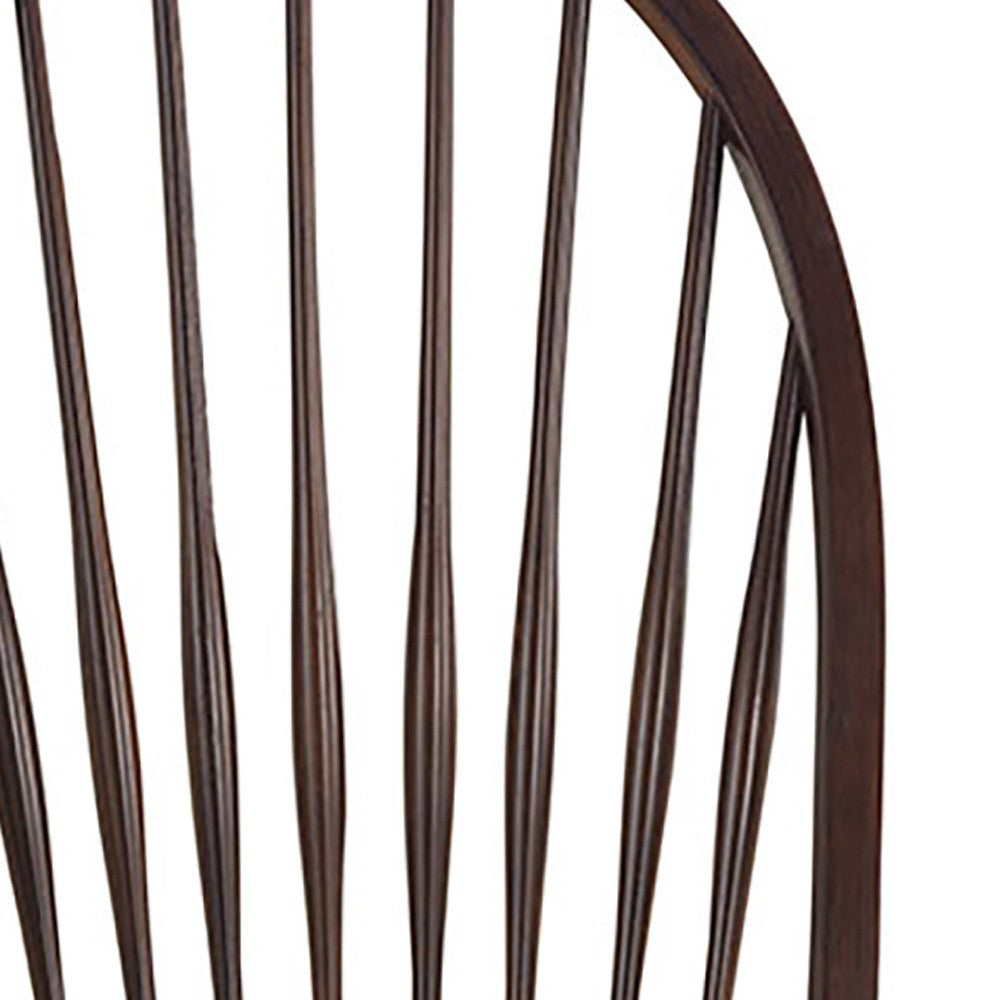 Espresso Wood Windsor Back Dining Side Chair Homeroots Kitchen & Dining