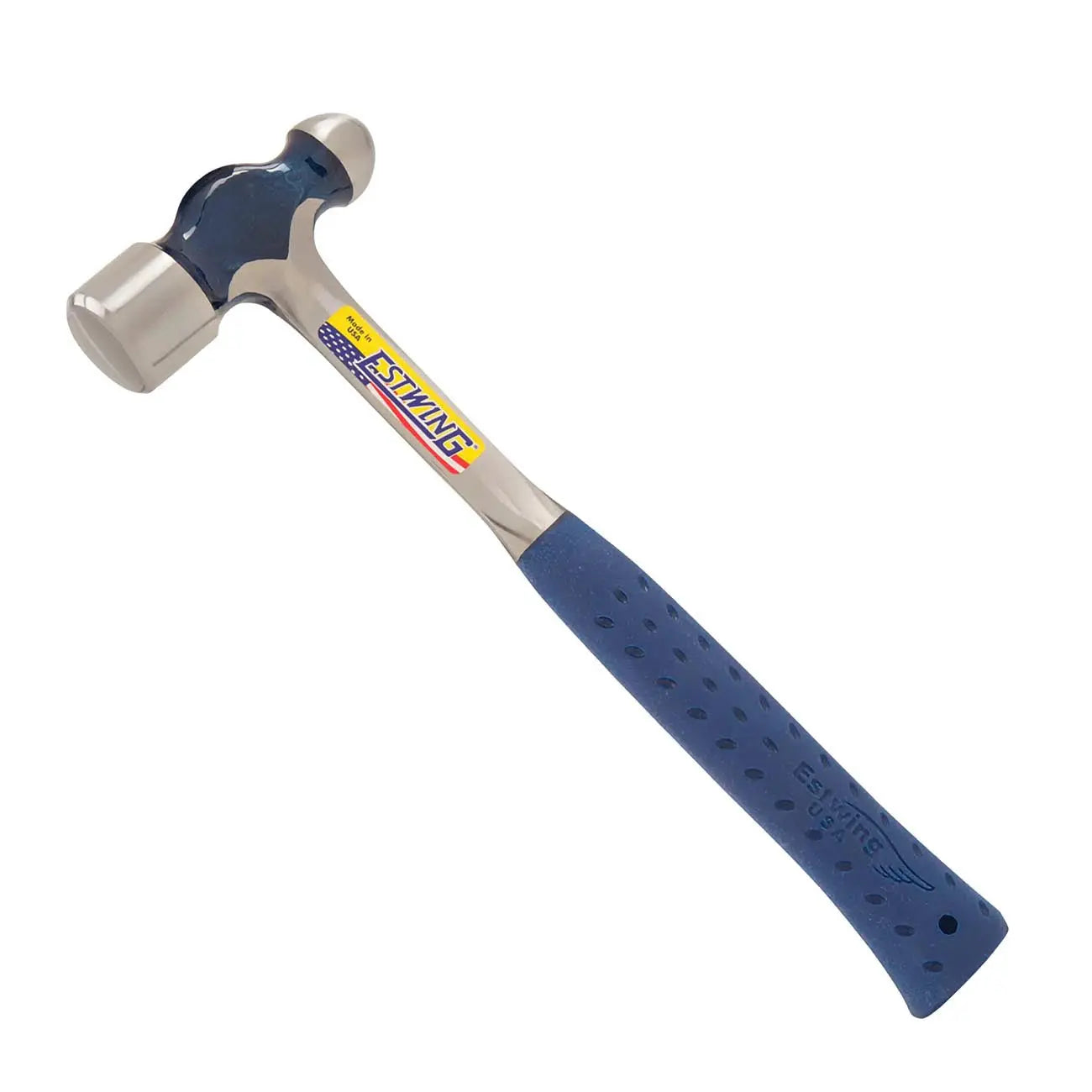 Estwing 8 Oz. Ball Peen Hammer With Blue Vinyl Shock Reduction Grip ESTWING