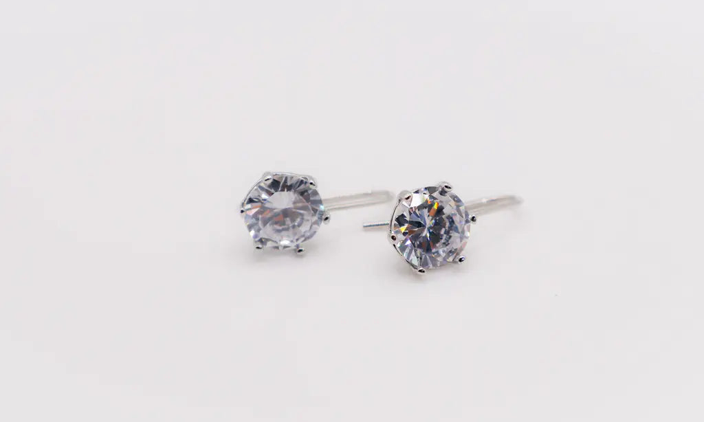 Eternal Radiance Silver Dipped Earrings Maskup Corporation