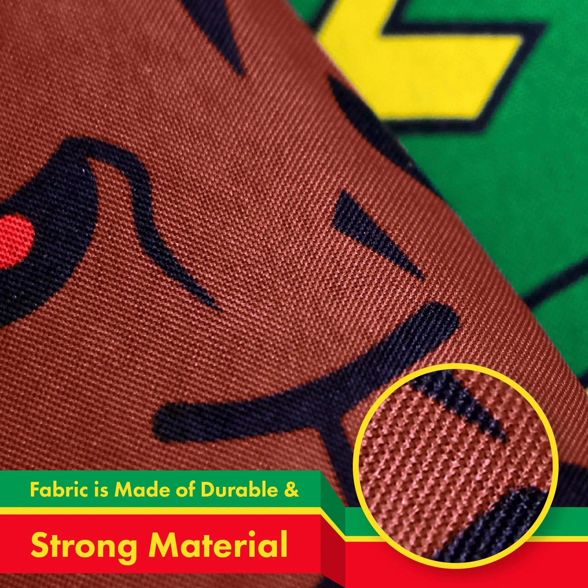 Ethiopia Lion Ethiopian Flag 3x5 Ft 3-Pack 150D Printed Polyester By G128 G128