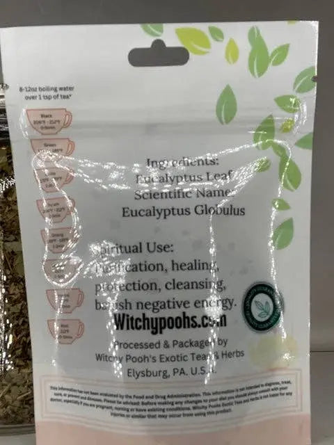 Eucalyptus Leaf (Eucalyptus globulus) Witchy Pooh's Exotic Teas & Herbs