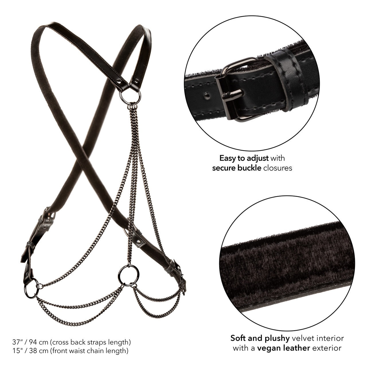 Euphoria Multi Chain Harness California Exotic Novelties