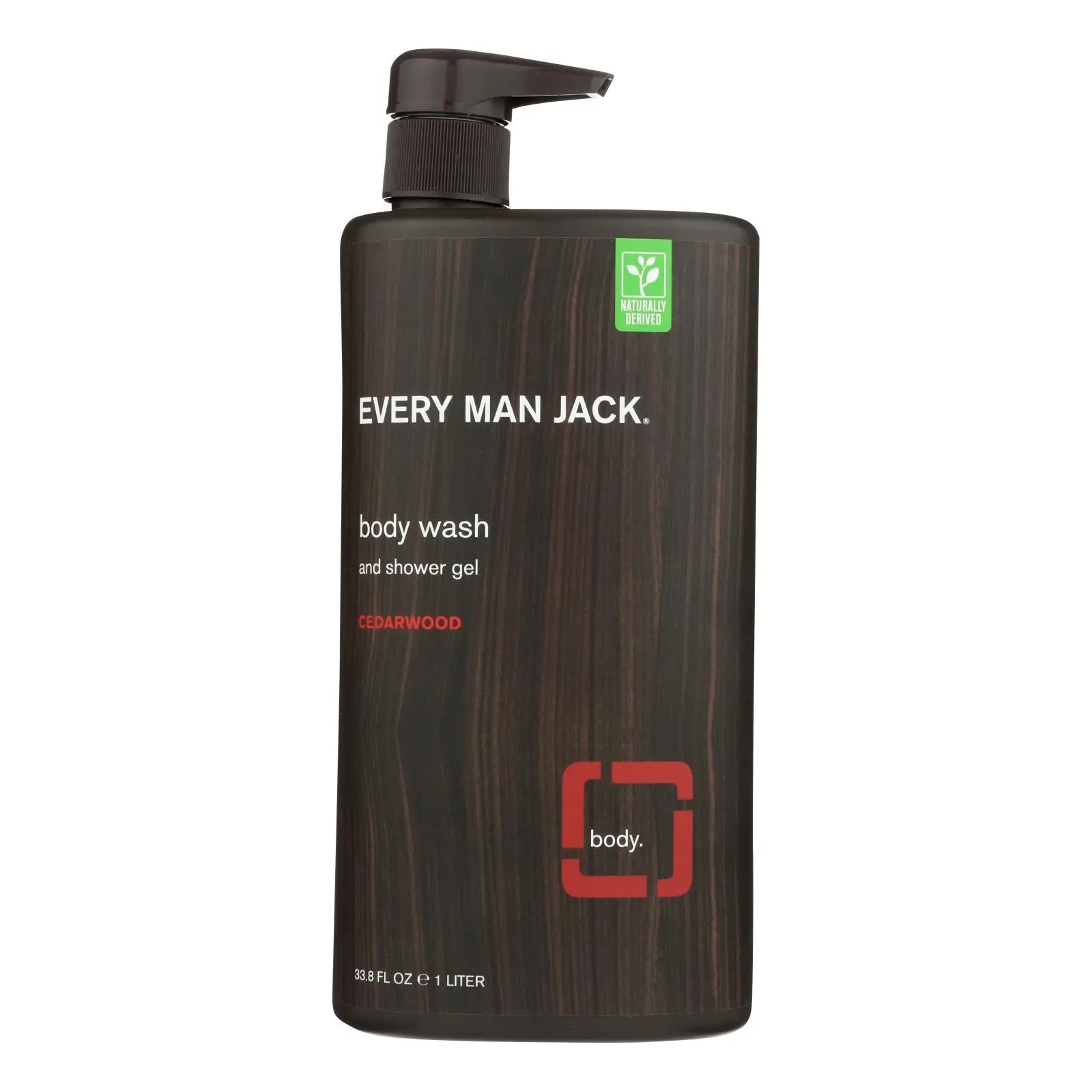 Every Man Jack Body Wash Cedarwood Body Wash - Case Of 33.8 - 33.8 Fl Oz. Every Man Jack