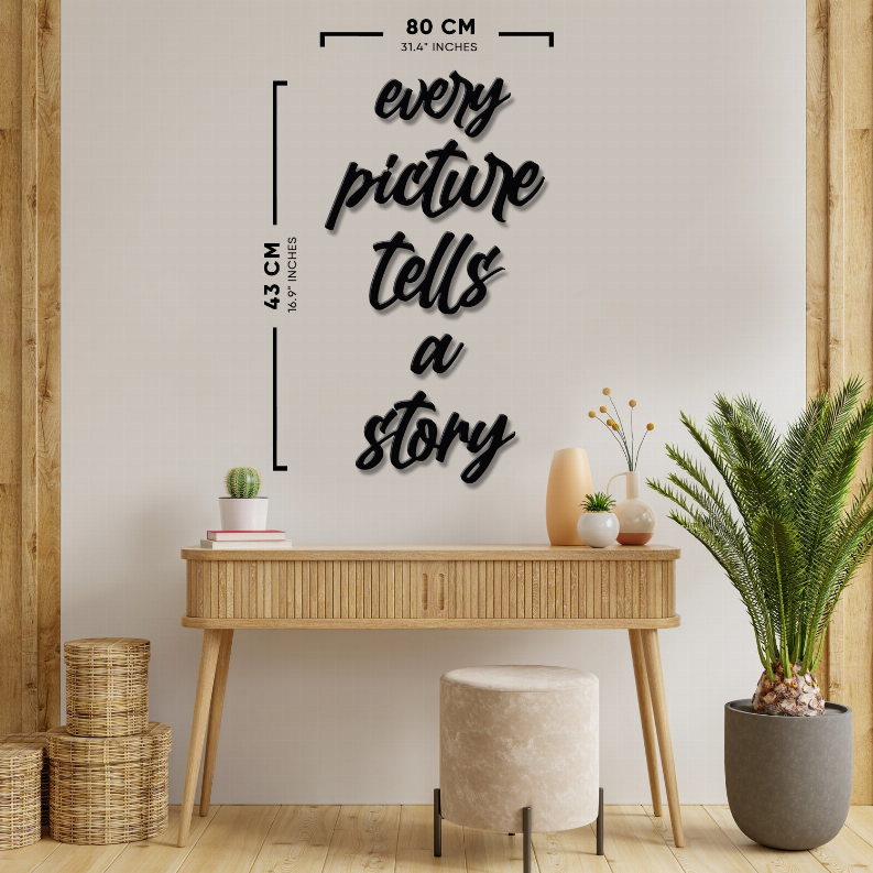 Every Picture Tells a Story Metal Wall Art Monique Store