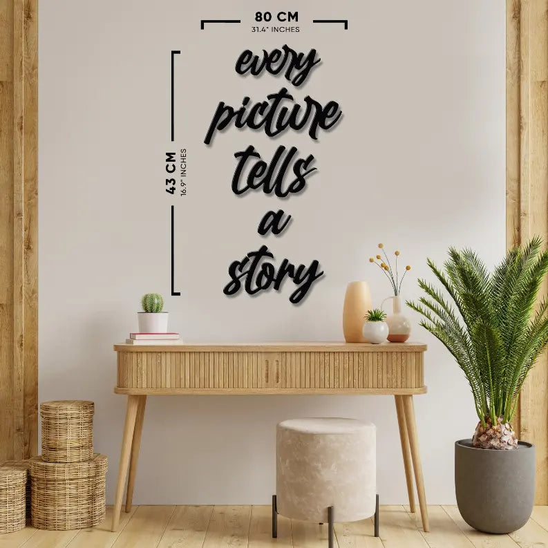 Every Picture Tells a Story Metal Wall Art Monique Store