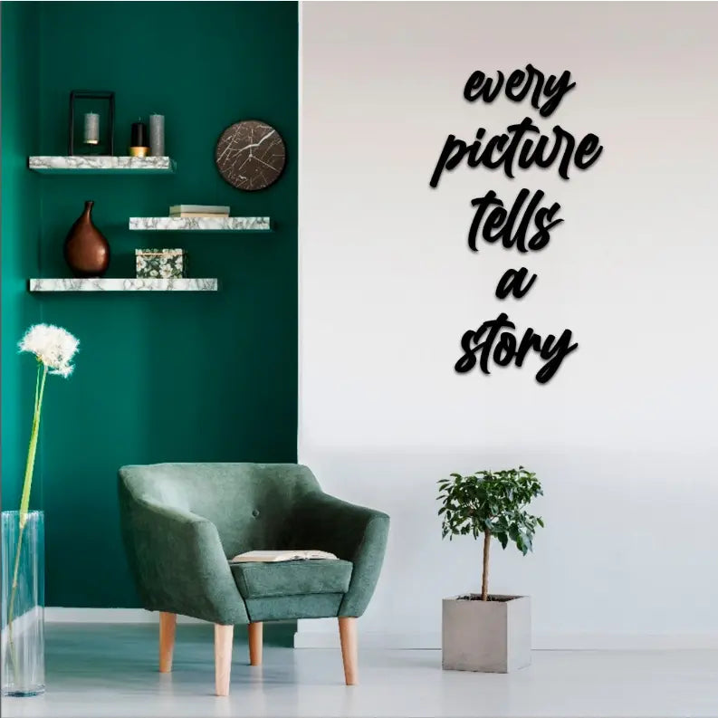 Every Picture Tells a Story Metal Wall Art Monique Store