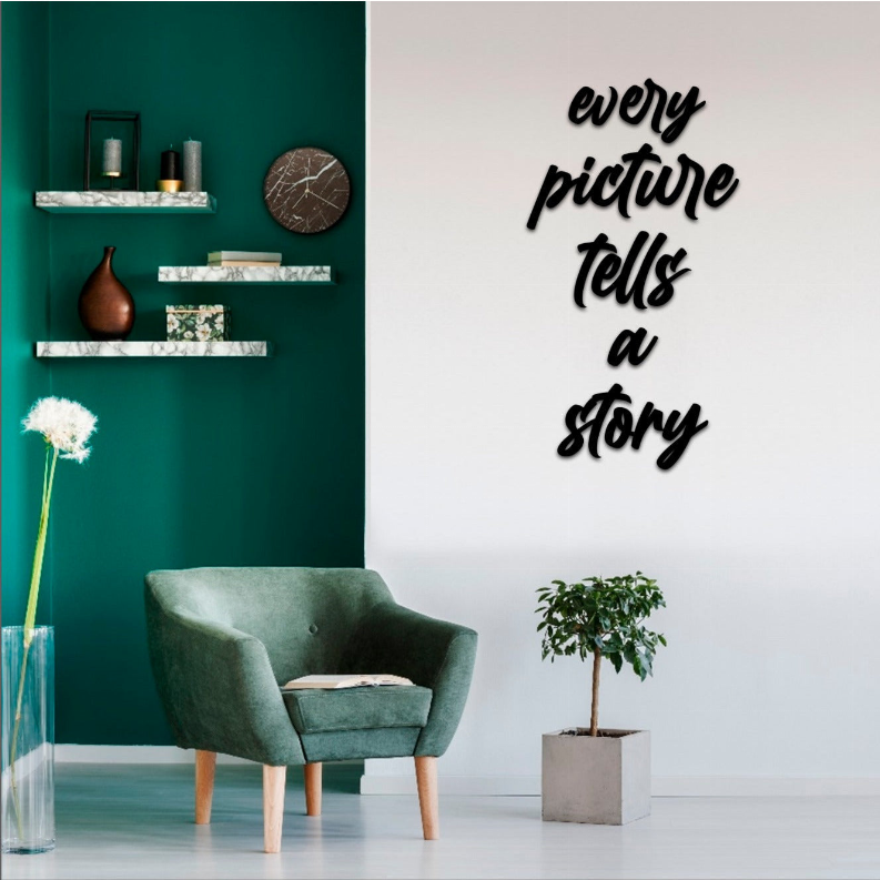 Every Picture Tells a Story Metal Wall Art Monique Store