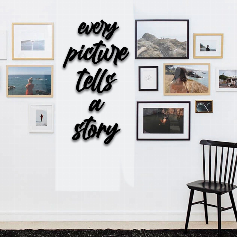 Every Picture Tells a Story Metal Wall Art Monique Store
