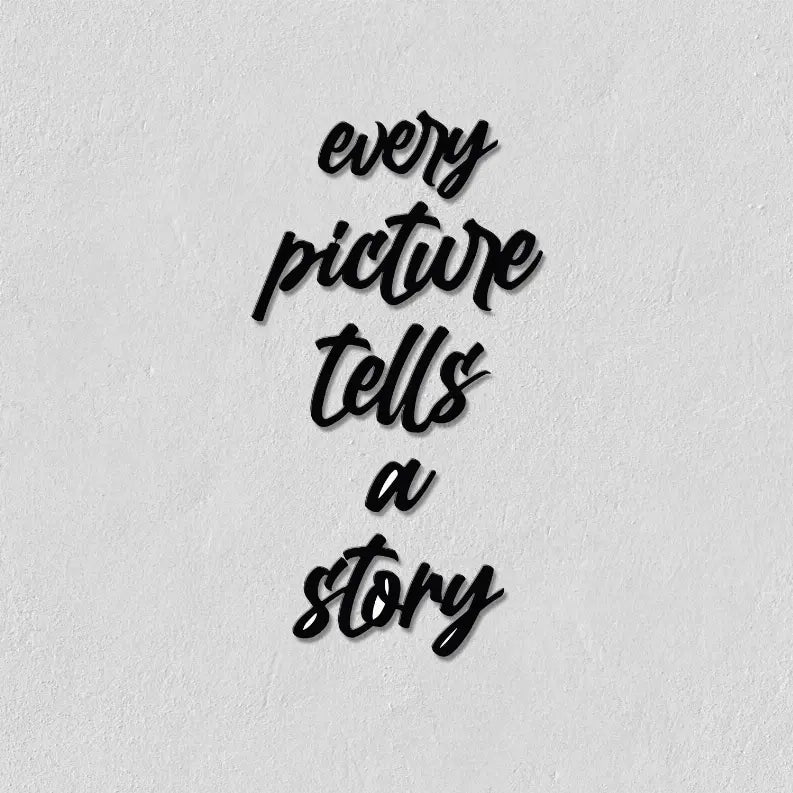 Every Picture Tells a Story Metal Wall Art Monique Store
