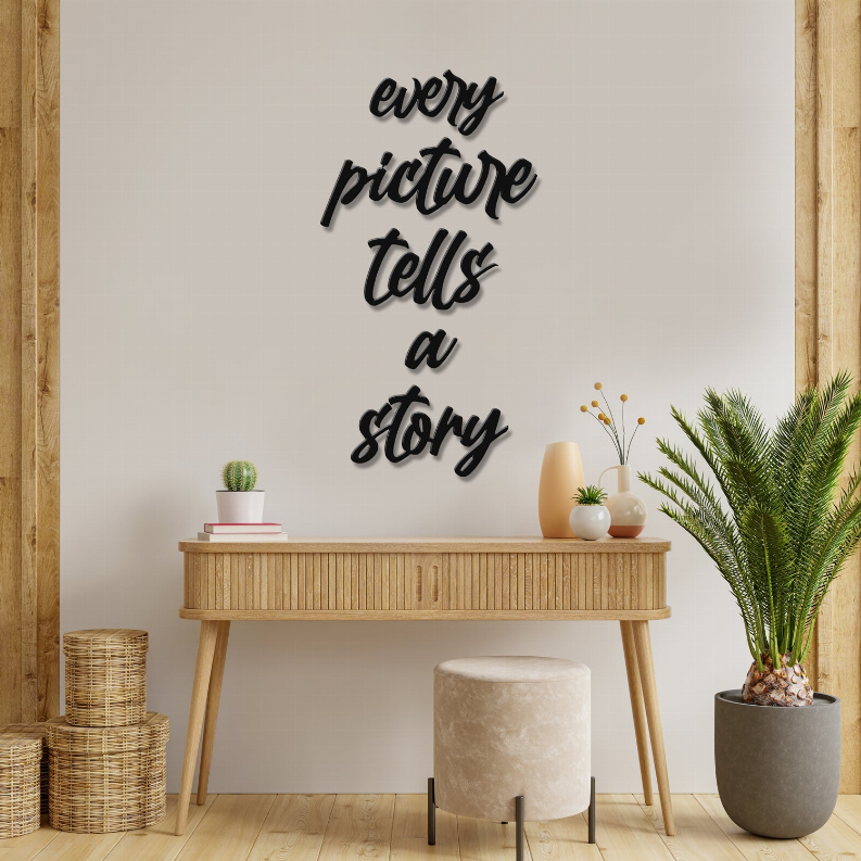 Every Picture Tells a Story Metal Wall Art Monique Store