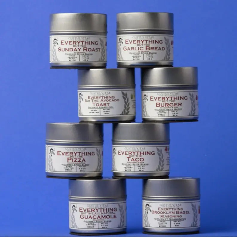 Everything But The...Everything Gift Set | 8 Gourmet Seasonings In A Handsome Gift Tin Gustus Vitae