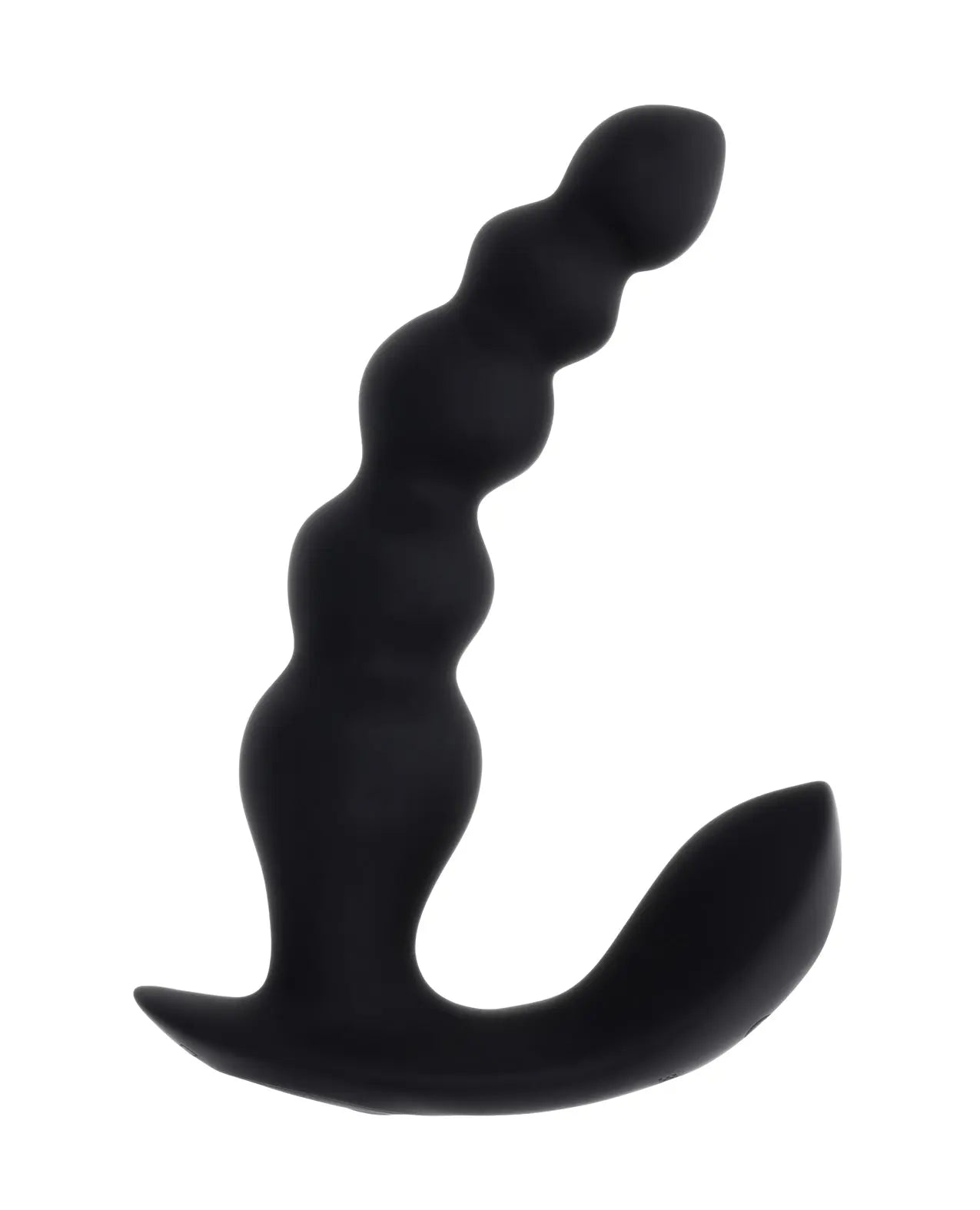 Evolved Bead Me Up Curved Anal Vibrator w/Remote Control - Black Evolved Novelties INC