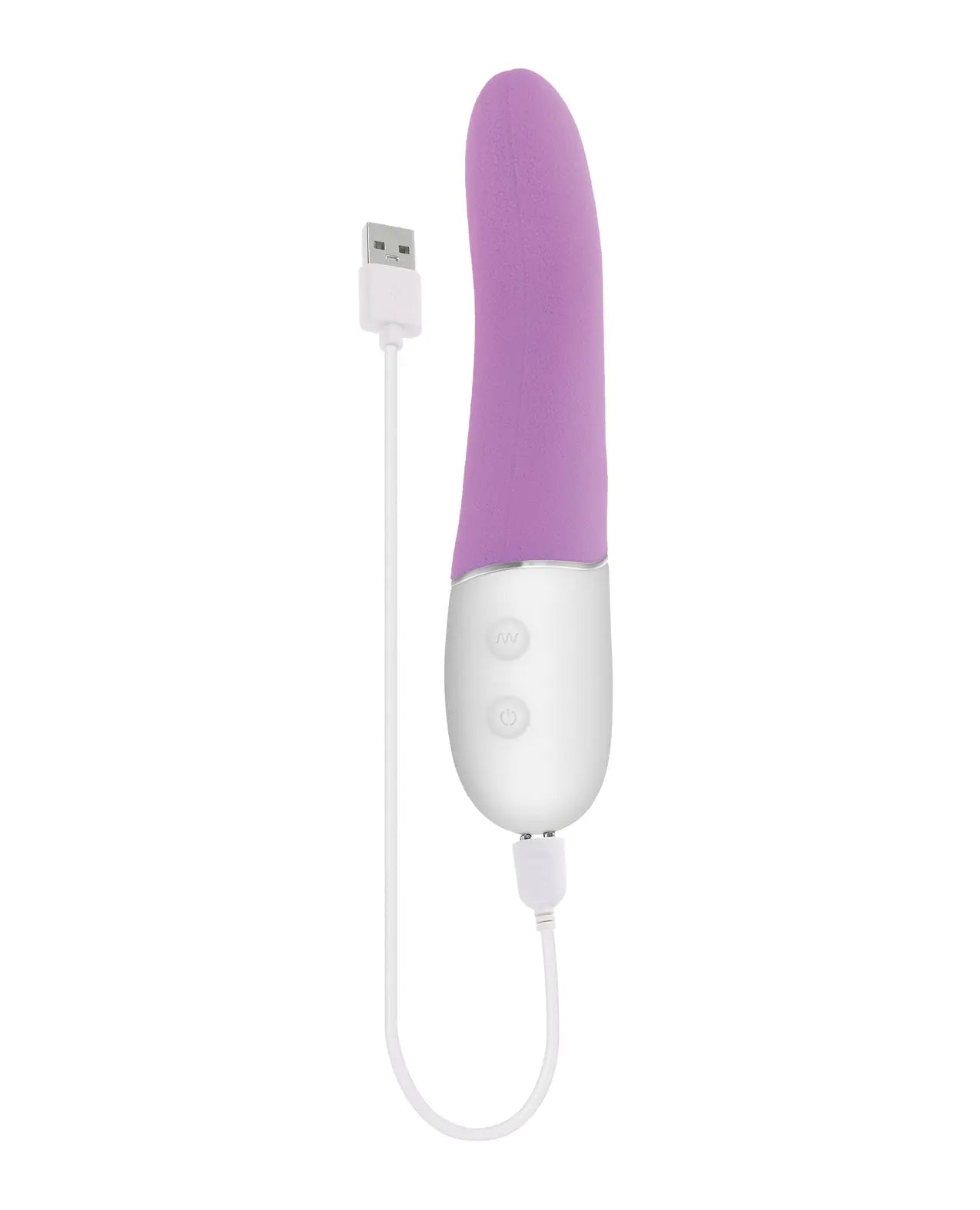 Evolved Slip of the Tongue G-Spot Vibrator - Purple/White Evolved Novelties INC