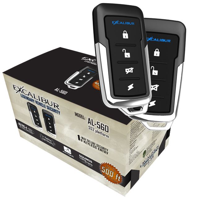 Excalibur 1 Way Keyeless Entry & Security System Excalibur Alarms