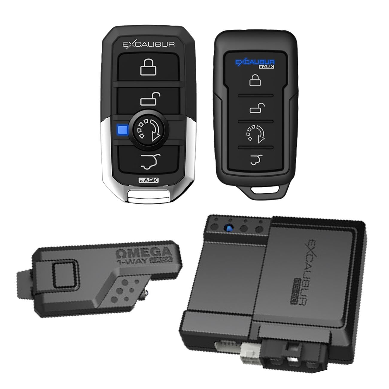 Excalibur 1-way Remote Start & Keyless Entry System Excalibur Alarms
