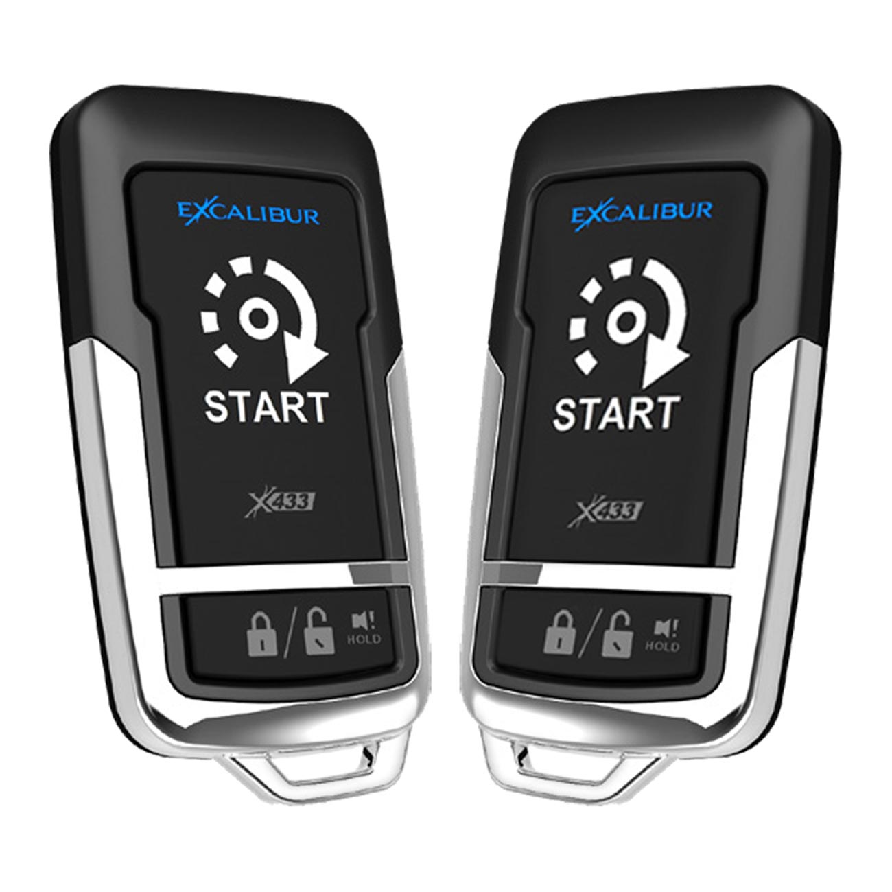 Excalibur 1500 Feet 1+1 Button Remote Start Keyless Entry System Excalibur Alarms