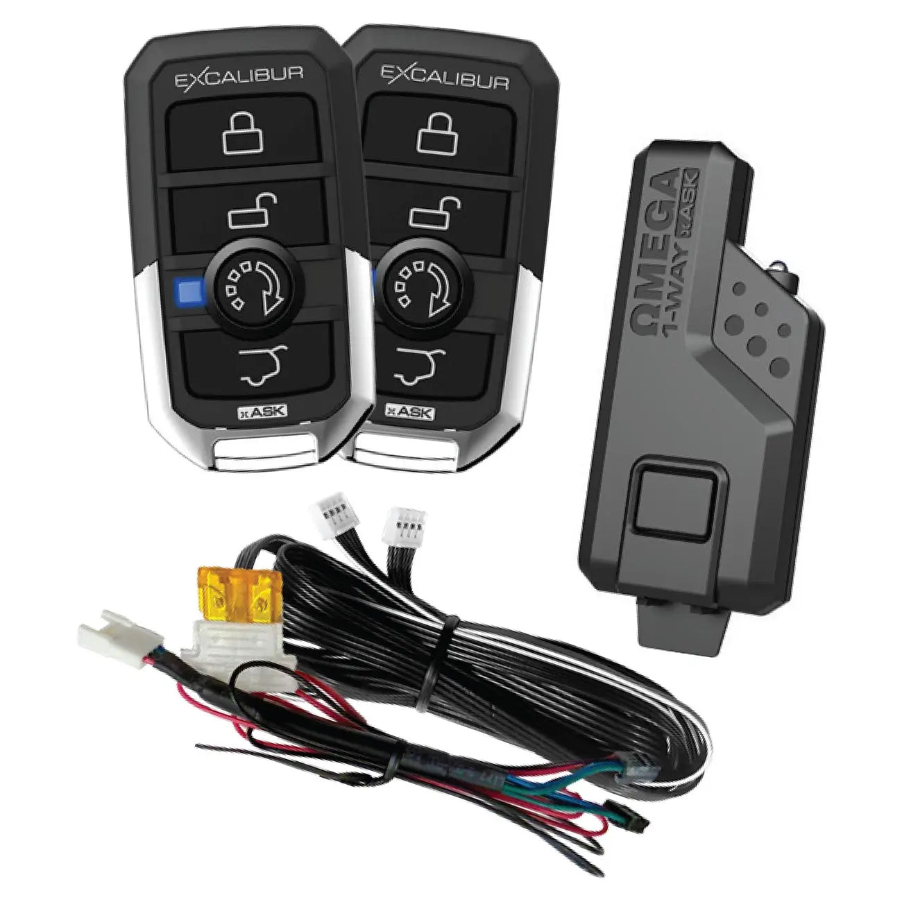 Excalibur 4-button 1-way Remote Kit - Up To 1/4 Mile Range Excalibur Alarms