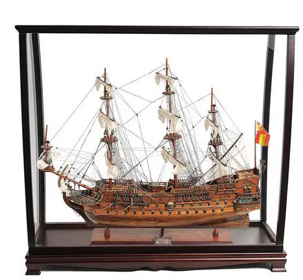 Exclusive Edition of the San Felipe Large-Scaled Model Ship with Table Top Display Case OMH USA