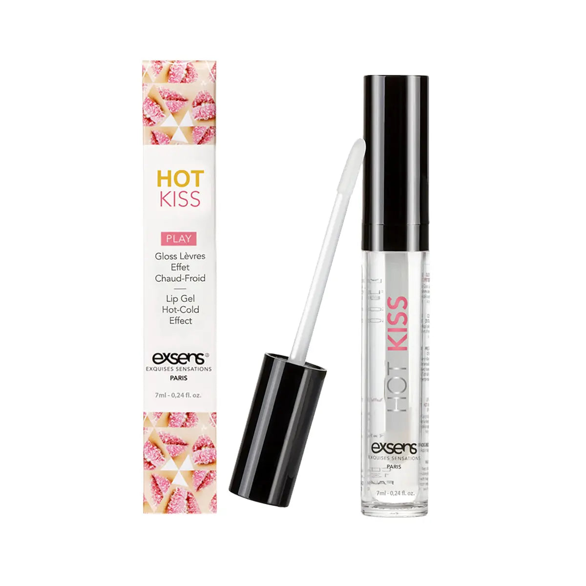 Exsens Hot Kiss Arousal Lip Gloss 7ml - Strawberry Exsens