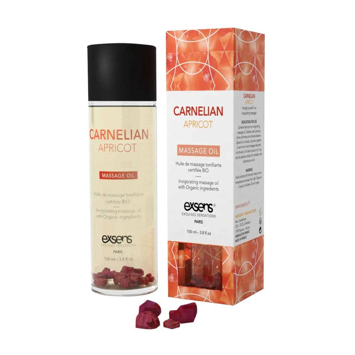 Exsens Massage Oil 100ml - Carnelian Apricot Exsens