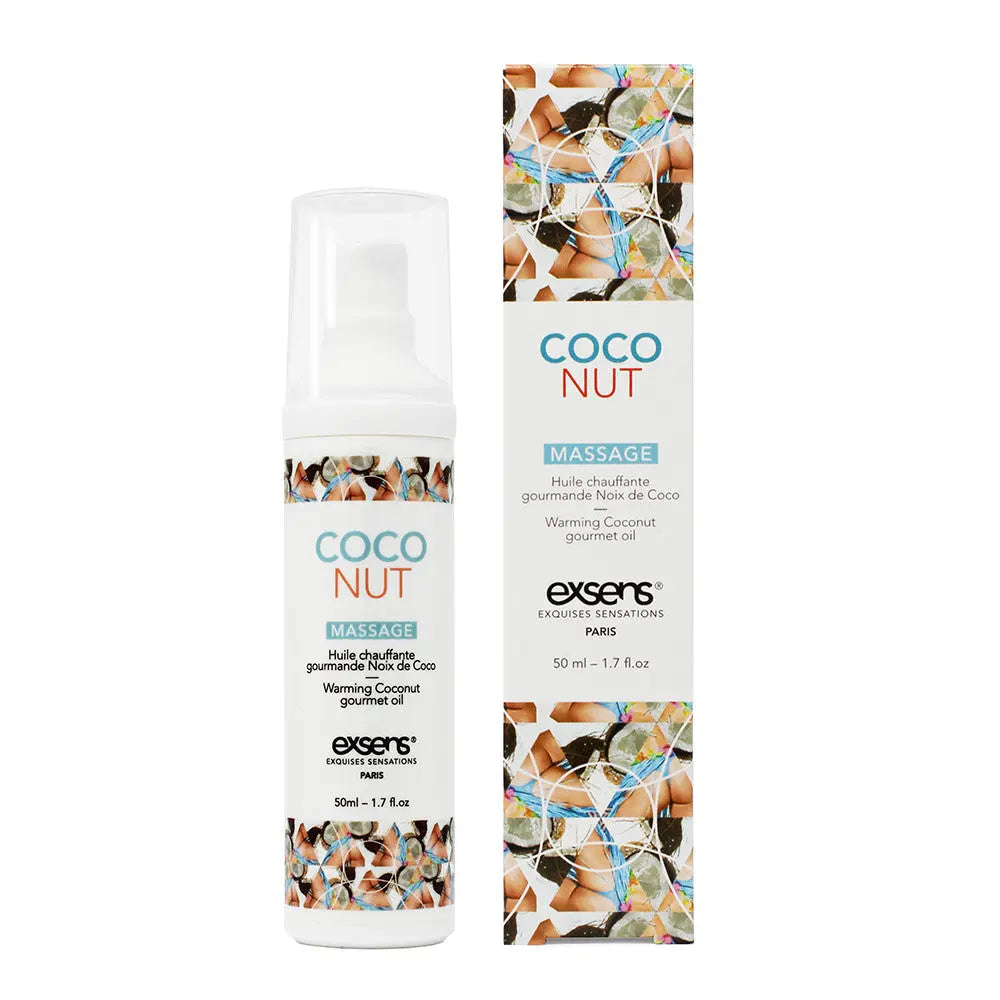 Exsens Warming Massage Oil 50ml - Coconut Exsens
