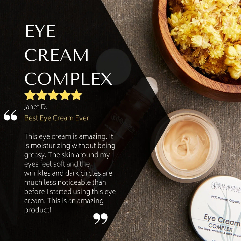 Eye Cream Complex R.D. Alchemy Natural Products