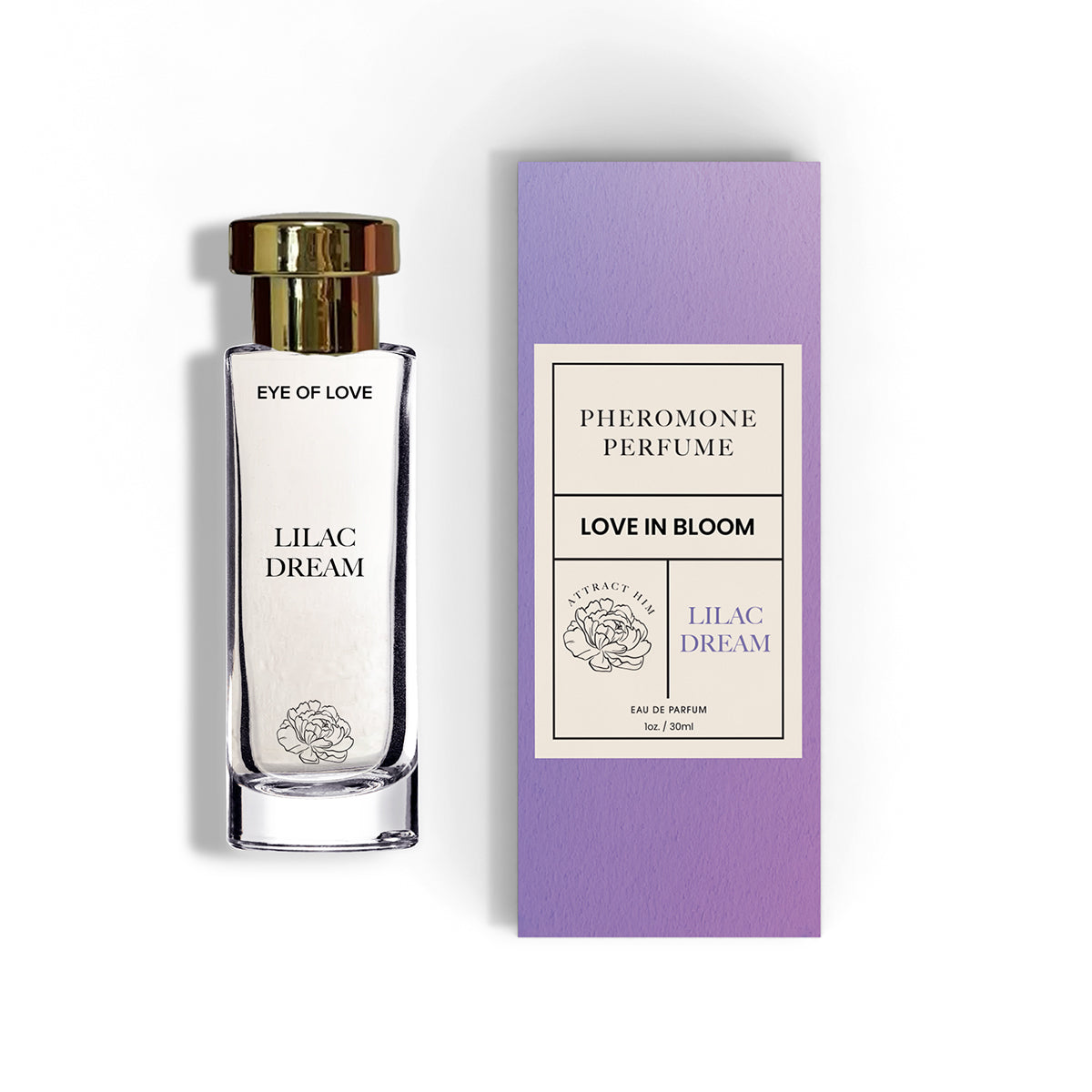 Eye of Love Bloom Pheromone Parfum  Deluxe Female Indica Lilac Dream Eye of Love
