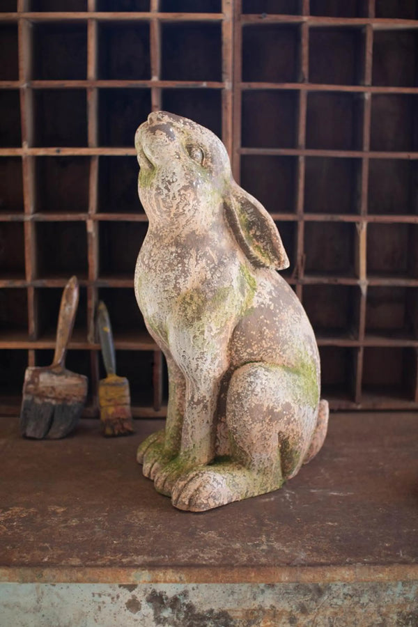 FAUX CONCRETE RABBIT - HEAD UP Kalalou