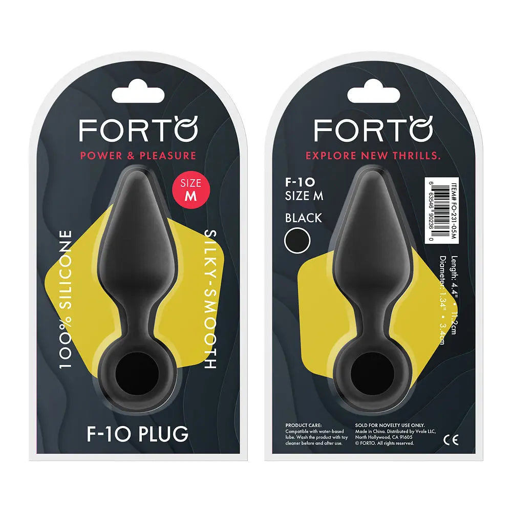 FORTO F-10 Plug Medium - Black FORTO