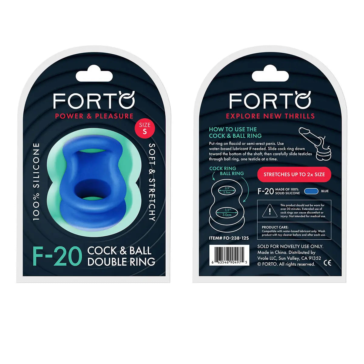 FORTO F-20 50/67mm Ball Stretcher - Blue FORTO