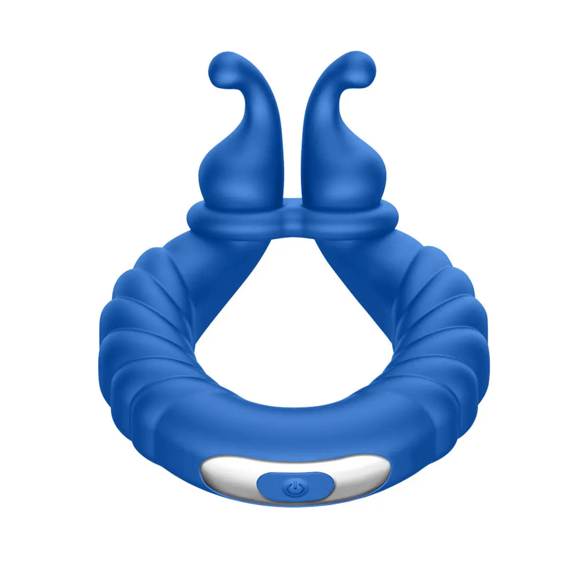 FORTO F-24 Textured Vibrating C-Ring - Blue FORTO
