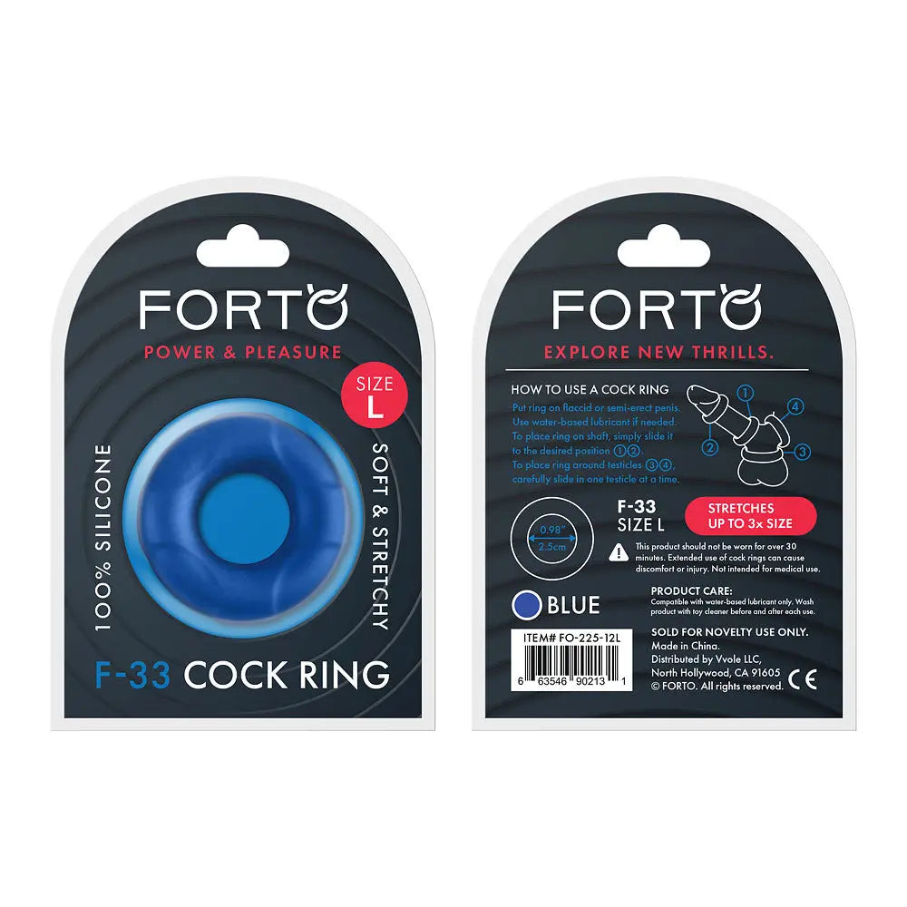 FORTO F-33 C-Ring Large - Blue FORTO