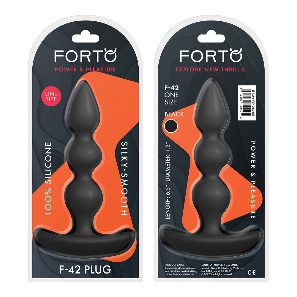 FORTO F-42 Spiral Beads Black FORTO