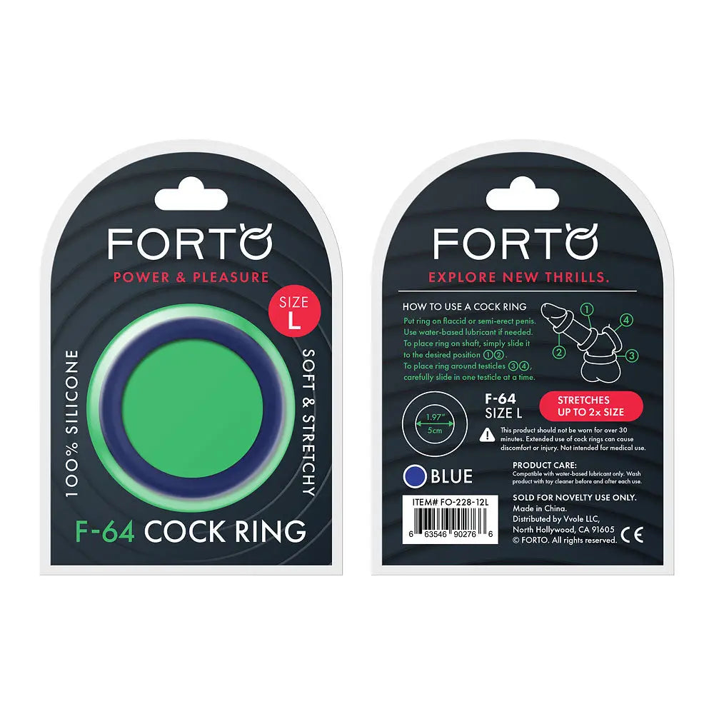 FORTO F-64 C-Ring Large - Blue FORTO