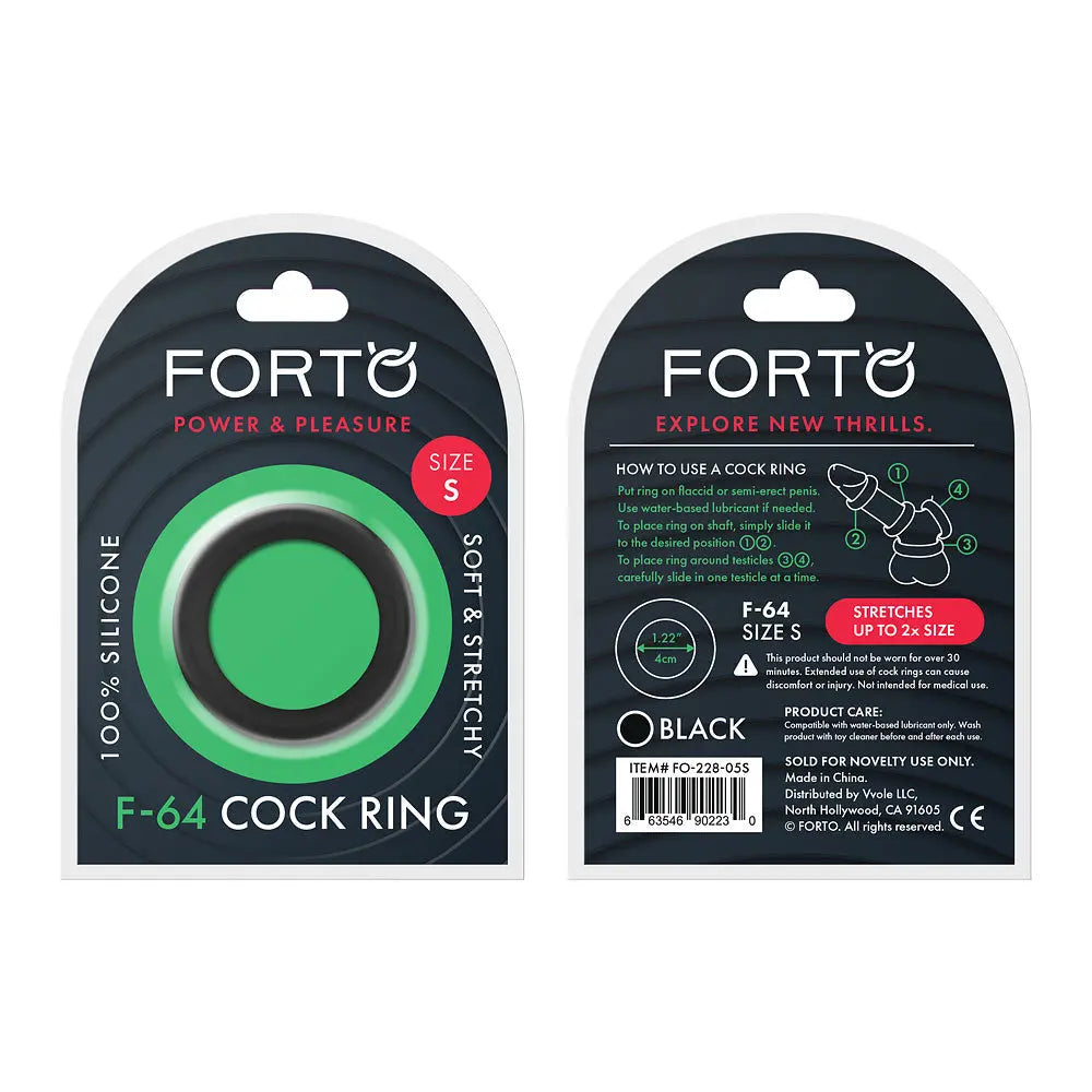 FORTO F-64 C-Ring Small - Black FORTO