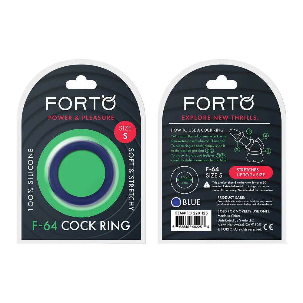FORTO F-64 C-Ring Small - Blue FORTO