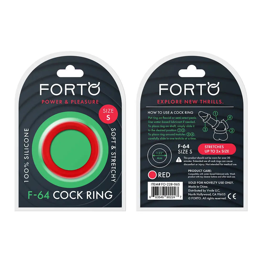 FORTO F-64 C-Ring Small - Red FORTO