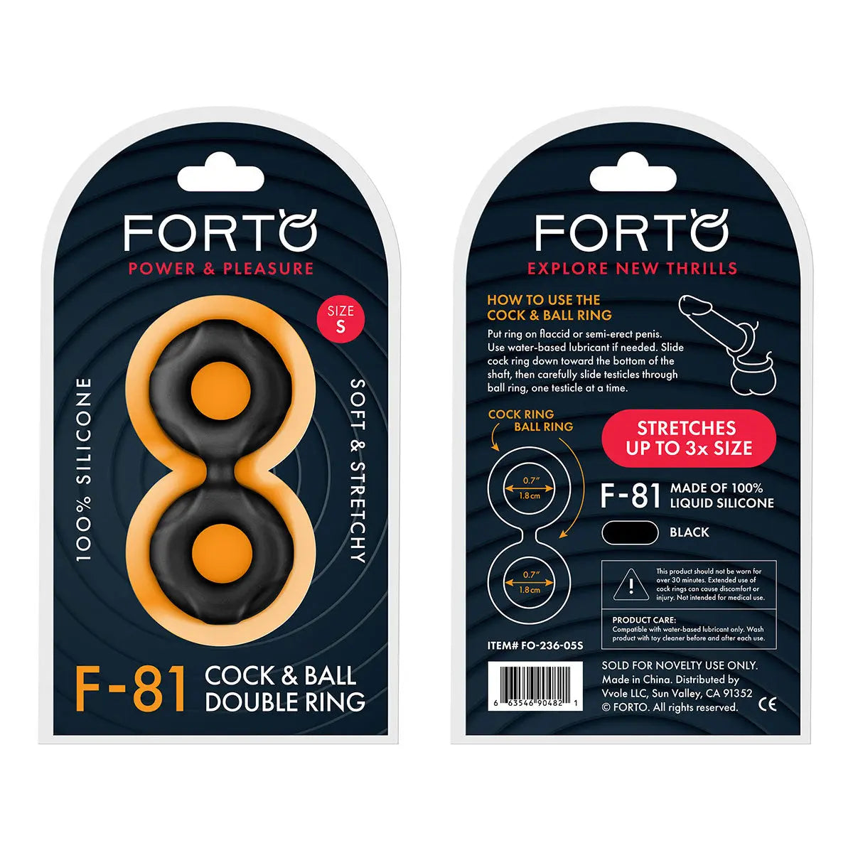 FORTO F-81 44mm Double Ring - Black FORTO