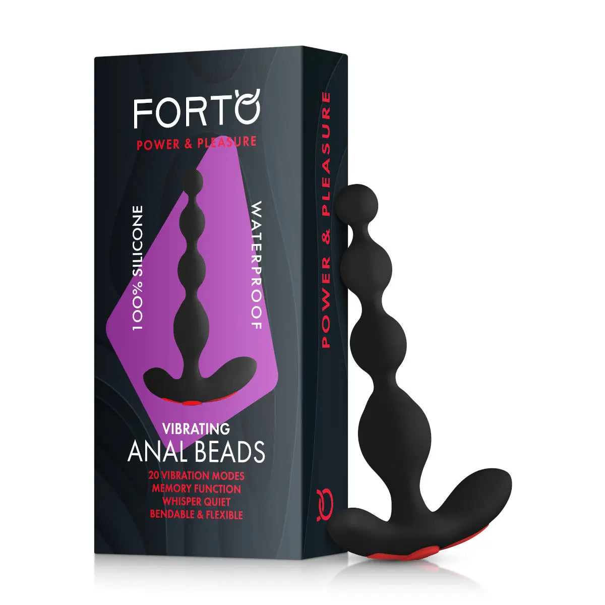 FORTO Vibrating Anal Beads - GreatEagleInc