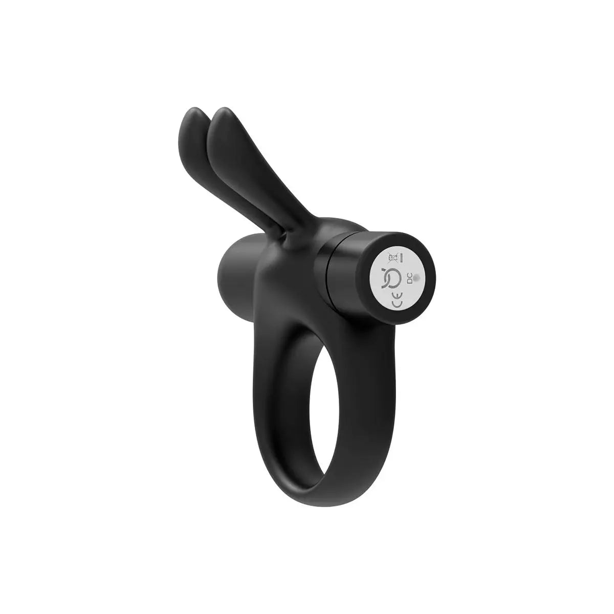FORTO Vibrating Bunny C-Ring - Black FORTO