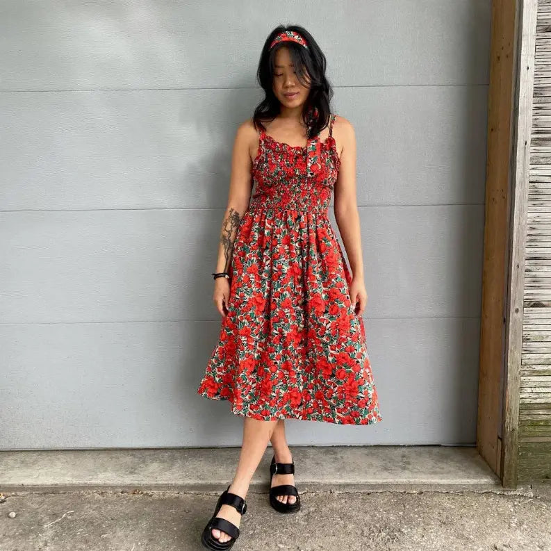 FULL BLOOM FLORAL MIDI DRESS Pawsome Pet