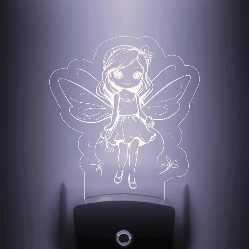 Fairy Nightlight | Cottagecore Whimsical LED Plug In Light The 308 Collective