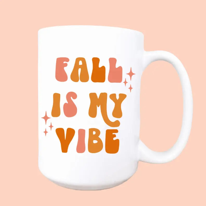 Fall is my vibe ceramic coffee mug Mug & Mini