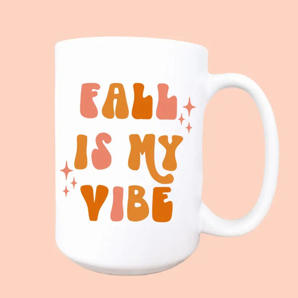 Fall is my vibe ceramic coffee mug Mug & Mini