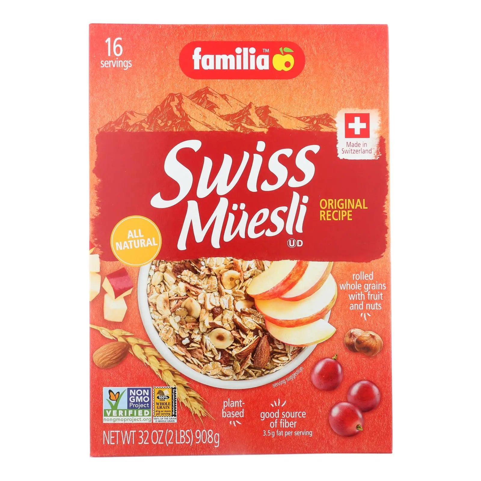 Familia - Muesli Swiss Original - Case Of 6-29 Oz Familia