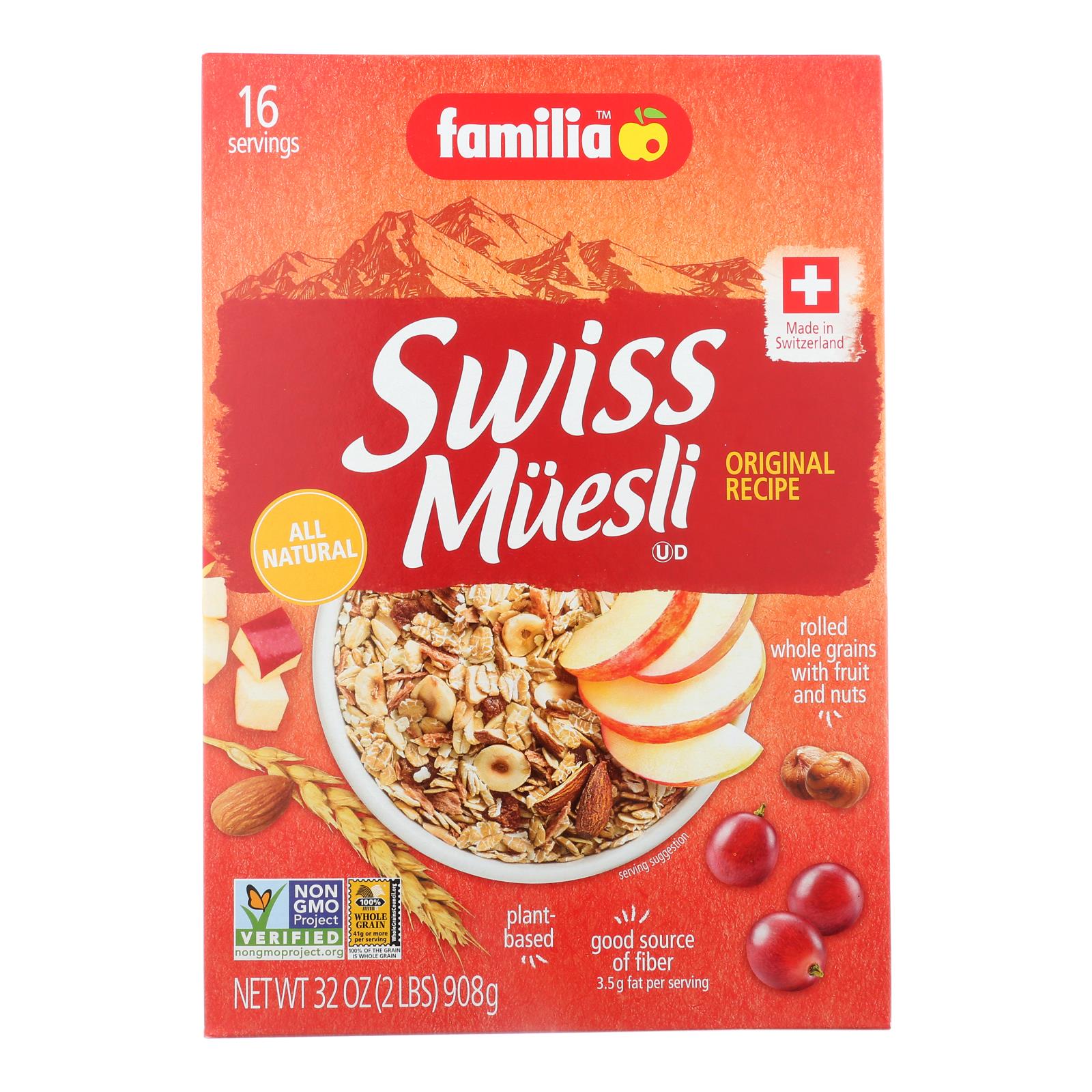 Familia - Muesli Swiss Original - Case Of 6-29 Oz Familia